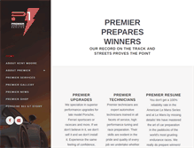 Tablet Screenshot of premiersportscarservice.com
